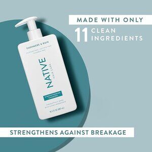 Native Cashmere & Rain Strengthening Shampoo & Conditioner Bundle of 4